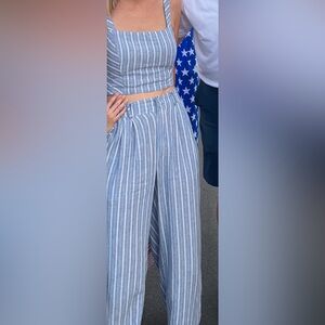 Z Supply Striped Chambray Set S/M